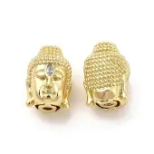 Brass Cubic Zirconia Beads