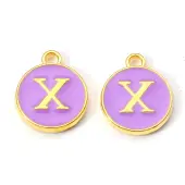 Golden Plated Alloy Enamel Charms