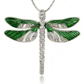 Alloy Enamel Dragonfly Big Pendants