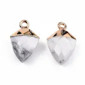 Natural Howlite Pendants