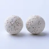 Unwaxed Natural Lava Rock Beads