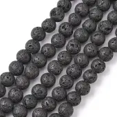 Natural Lava Rock Beads Strands