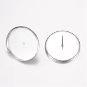 Tarnish Resistant 304 Stainless Steel Ear Stud Settings