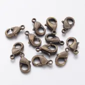 Brass Lobster Claw Clasps