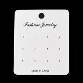 Rectangle Paper Earring Display Cards