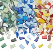 291Pcs 3 Colors Porcelain Mosaic Tiles