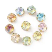 Brass Glass Rhinestone Sew on Rhinestones