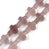 Natural Strawberry Quartz Beads Strands