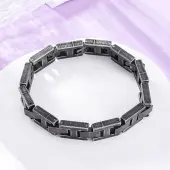 201 Stainless Steel Panther  Chain Bracelets