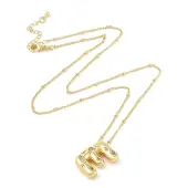 Brass Micro Pave Clear Cubic Zirconia Pendant Necklaces