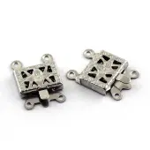 Tarnish Resistant 304 Stainless Steel Box Clasps