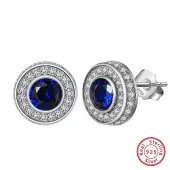 925 Sterling Silver Cubic Zirconia Stud Earrings