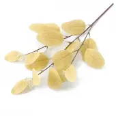 Silk Cloth & Plastic Artificial Eucalyptus Leaf