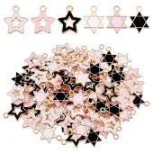 arricraft 96 Pcs Star Enamel Charms Pendants