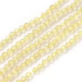 Transparent Glass Beads Strands