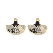 Rack Plating Alloy Enamel Pendants