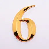 Plastic & PVC Number Sign Labels