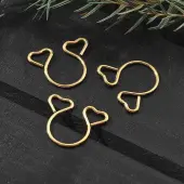 304 Stainless Steel Heart Clip on Nose Rings
