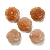 Natural Red Aventurine Carved Pendants