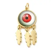 Real 18K Gold Plated Brass Pendants