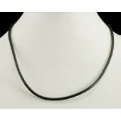 Rubber Cord with Brass Findings