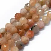 Natural Sunstone Beads Strands