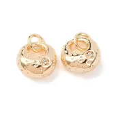 Brass Micro Pave Cubic Zirconia Pendants