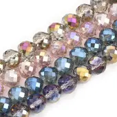 Electroplate Glass Beads Strands