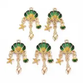 Alloy Enamel Pendants