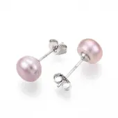 Pearl Ball Stud Earrings