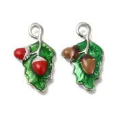 Brass Enamel Pendants
