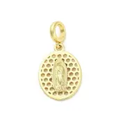 Brass Virgin Mary European Dangle Charms