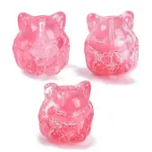 Transparent Spray Paint Glass Beads