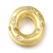 Brass with Cubic Zirconia Pendants