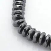 Electroplate Non-magnetic Synthetic Hematite Beads Strands