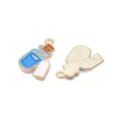 Halloween Theme Alloy Enamel Pendants