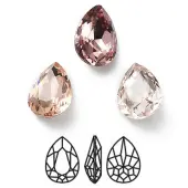 K9 Glass Rhinestone Cabochons