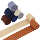 BENECREAT 8.7 Yard 8 Colors Elastic Crochet Headband Ribbon