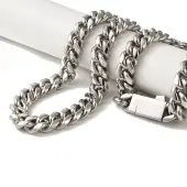 Non-Tarnish 304 Stainless Steel Curb Necklaces