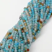 Natural Agate Bead Strands