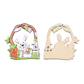 Single-Sided Printed Wood Big Pendants