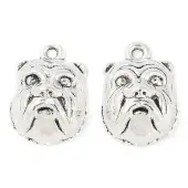 Tibetan Style Alloy Puppy Pendants