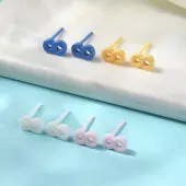 Hypoallergenic Bioceramics Zirconia Ceramic Stud Earrings