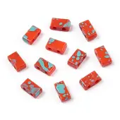 2-Hole Opaque Glass Seed Beads