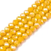 Electroplate Glass Beads Strands