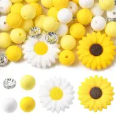 DIY Daisy Round Beads Findings Kits