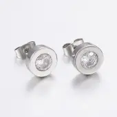 304 Stainless Steel Stud Earrings