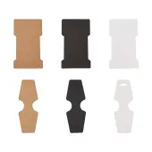 Cardboard Fold Over Paper Display Hanging Cards & Hair Clip Display Cards