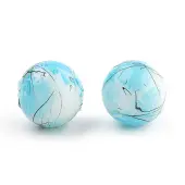 Drawbench & Baking Painted Glass Beads Strands