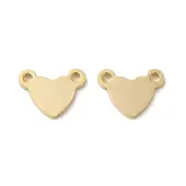 Valentine's Day Brass Charms